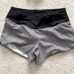 grey lulu lemon shorts